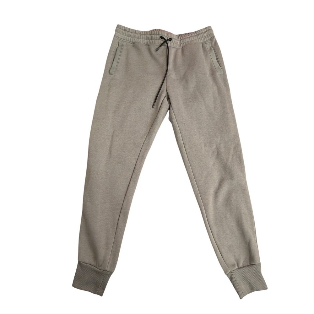 Athletex Mens Gray Fleece Lined Jogger Sweatpants‎ Size Large Drawstring Pockets